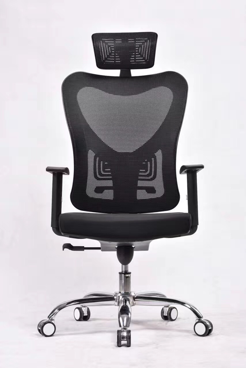Armrest Contolling High Grade Ergonomic Office Chair In Full Mesh Finish