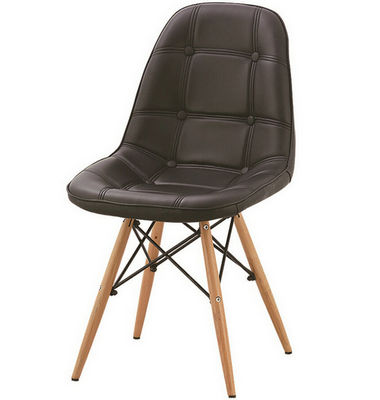 wood material chair / high quality fiberglass leisure chair / hot sale replica Eames DSW chair