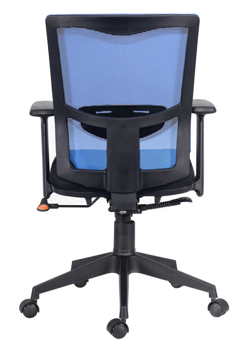 cheap price mesh clerk chair ergonomic staff task middle back armchair for conference room -3