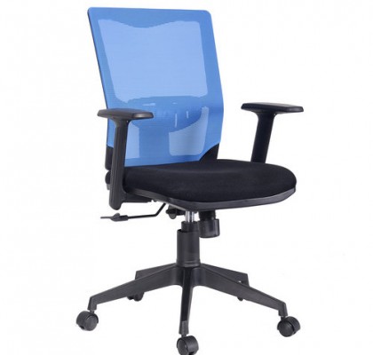 cheap price mesh clerk chair ergonomic staff task middle back armchair for conference room