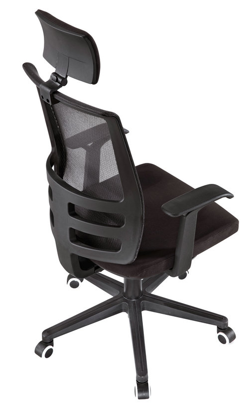 ergonomic high back mesh executive office chair with lumbar support for meeting room -2