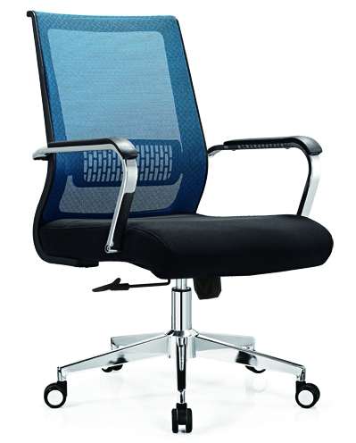 Staff swivel mesh computer office chair with wheels -1
