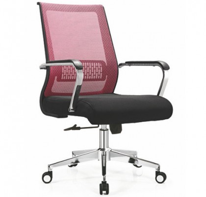 China best seller medium back office fabric chair computer task staff mesh swivel seating