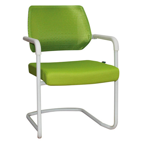 Eurotech Apollo Mesh Guest Chair With Sled Base Girsberger Yanos Cantilever Meeting Chair -3
