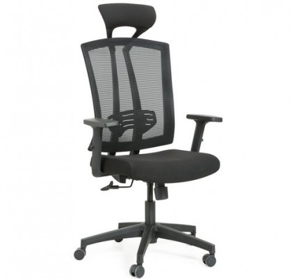 Modern high back mesh swivel office chair with headrest