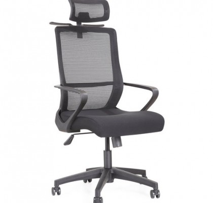 New design plastic revolving black fabric office chair for meeting room