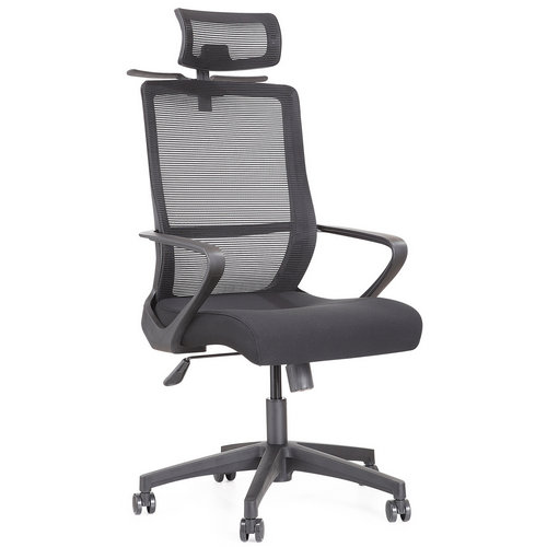 New design plastic revolving black mesh office chair for meeting -1