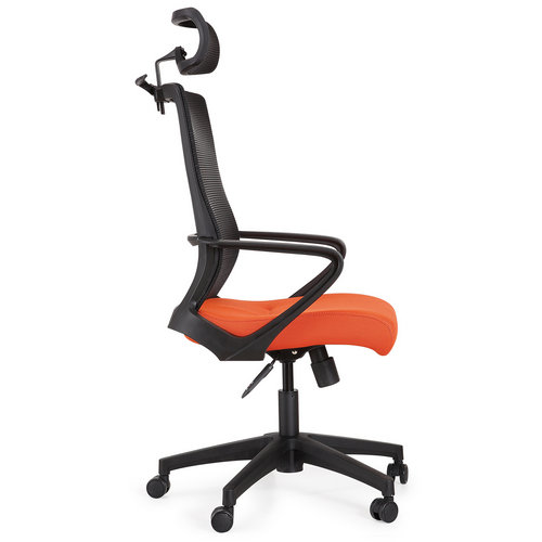 New design plastic revolving black mesh office chair for meeting -3