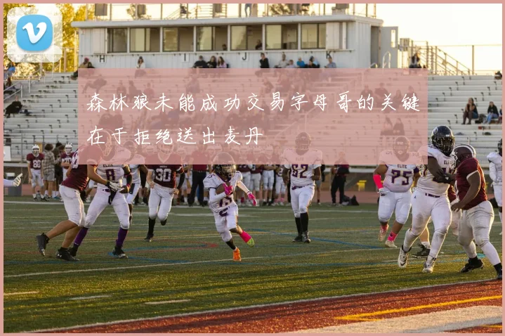 森林狼未能成功交易字母哥的关键在于拒绝送出麦丹